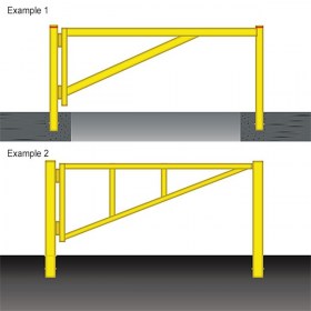 mid-duty swing gate design